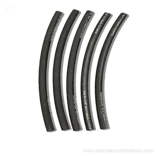 Fiber braided fuel resistant hydraulic rubber hose sae 100r3